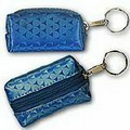 Blue Globi 3D Lenticular Key Chain Purse (Triangles)